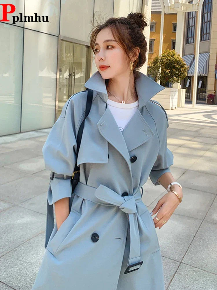 British Long Trench Coat