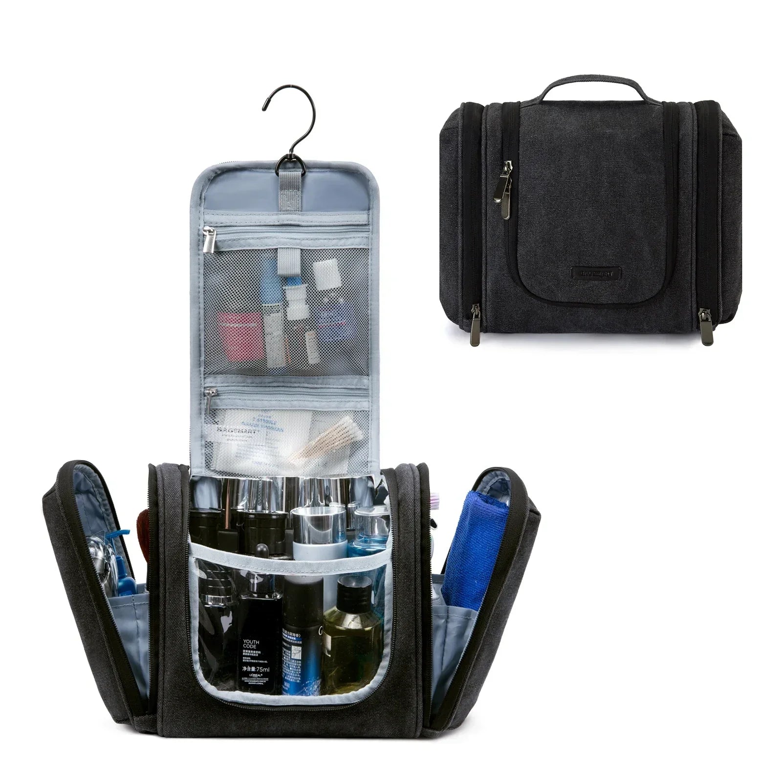 Travel Organizer Hanging Makeup Bag