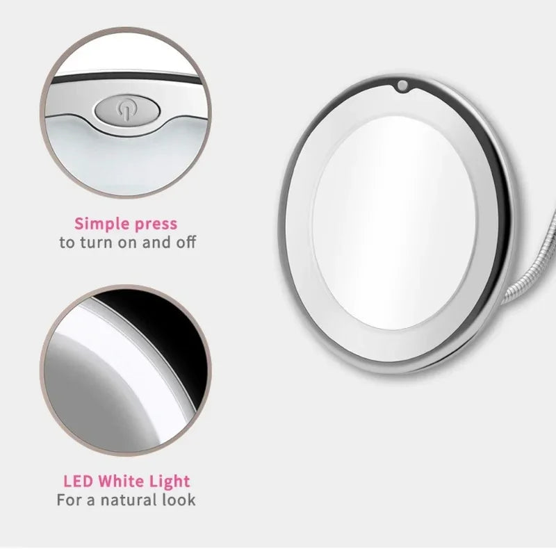 Makeup Mirror 10x Magnifying With Light