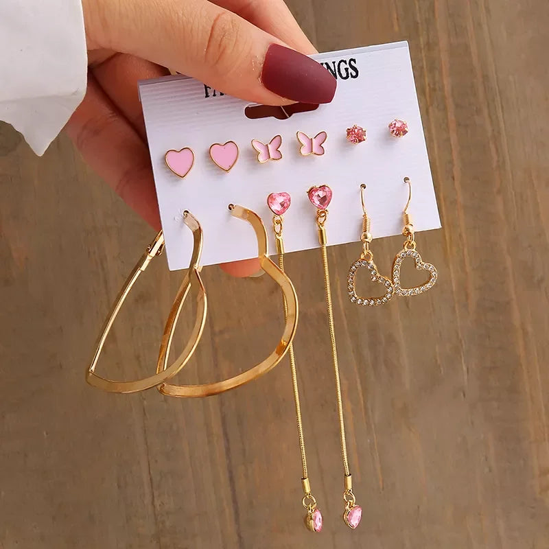 Vintage Dangle Earrings Set