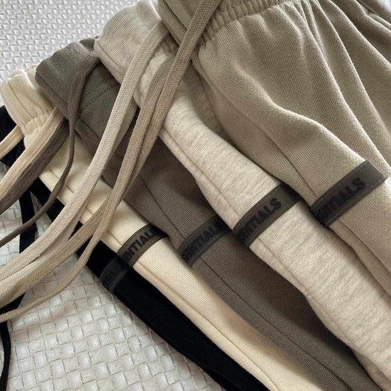 New Fashion brand Essentials Sweatpants Reflective Letter Logo Hip Hop Hoodie Jogging Pants Unisex High Street Sports Pants