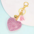 Heart Shaped Bling Keychain