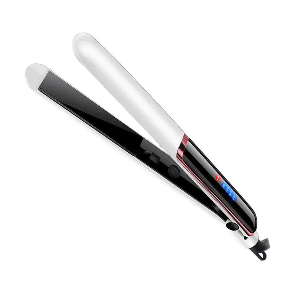 Flat Iron Hair Straightener Professional Ceramic Ionic Heat-Up Lcd Hair Tools Fast Iron Negative Flat Hair Ion Display Beau K0D1