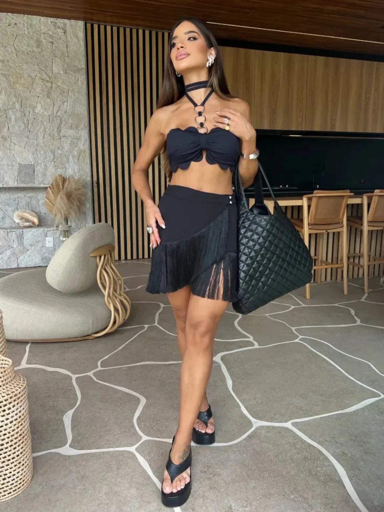 Britany Beach Bandeau & Skirt Set