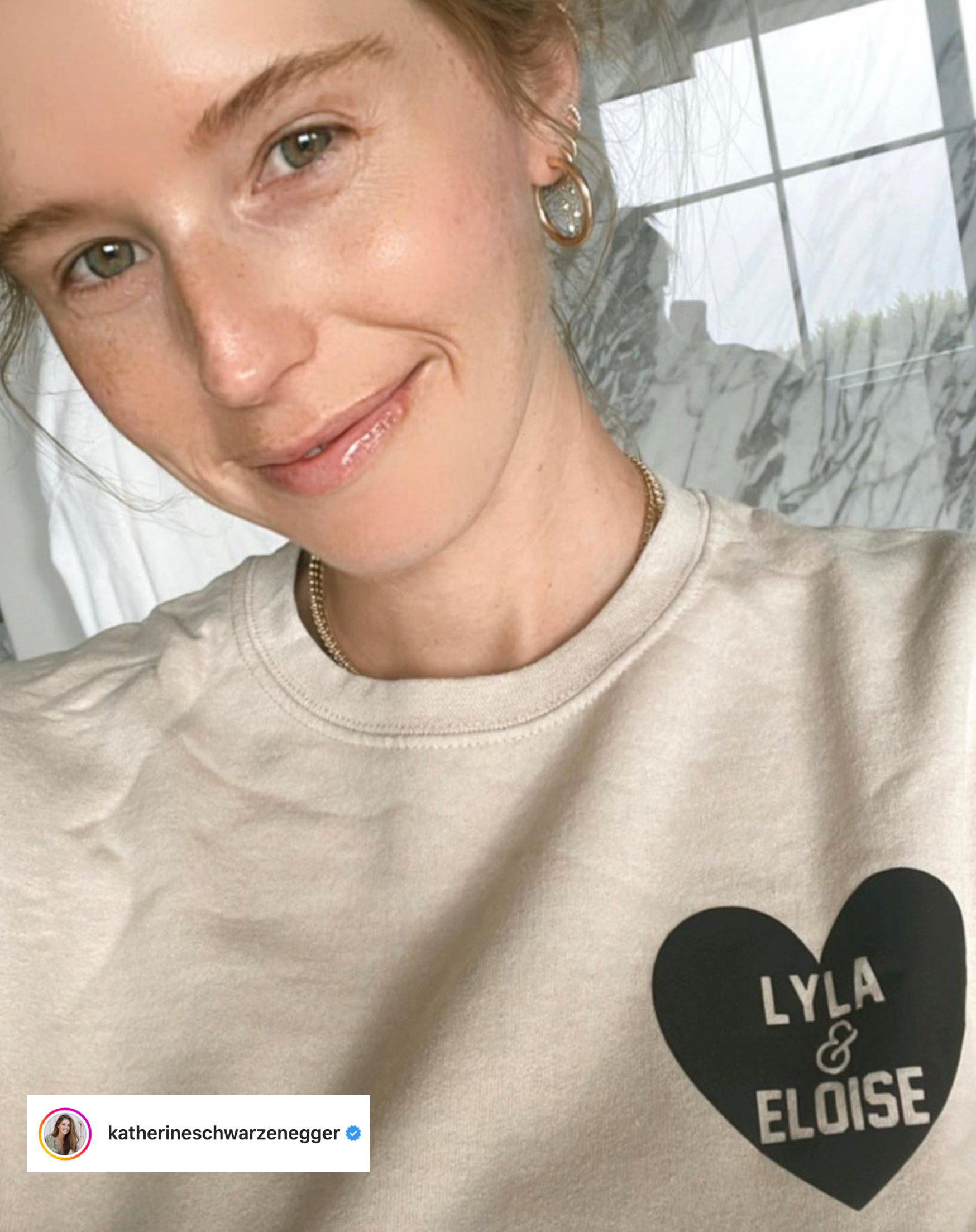 HEART U MOST ♡ beige personalizable sweatshirt