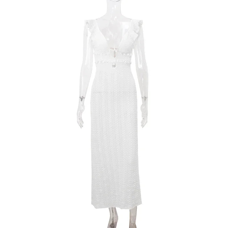 Bali Knit Maxi Beach Dress