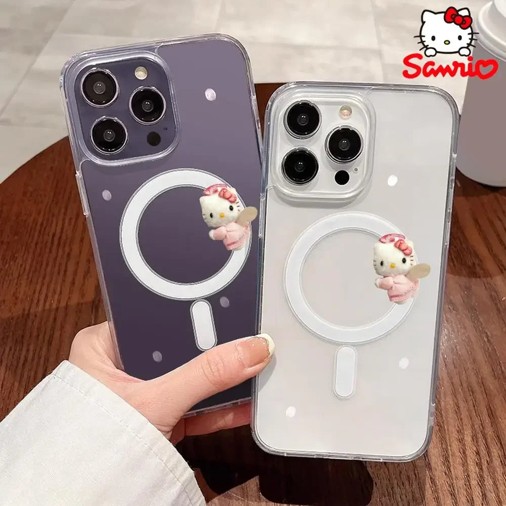 Hellokitty Phone Shell Sanrio Kt Fashion Accessory Gift For Girl