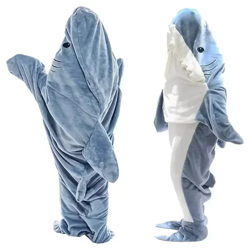 TikTok Kids Shark Blanket Onesie