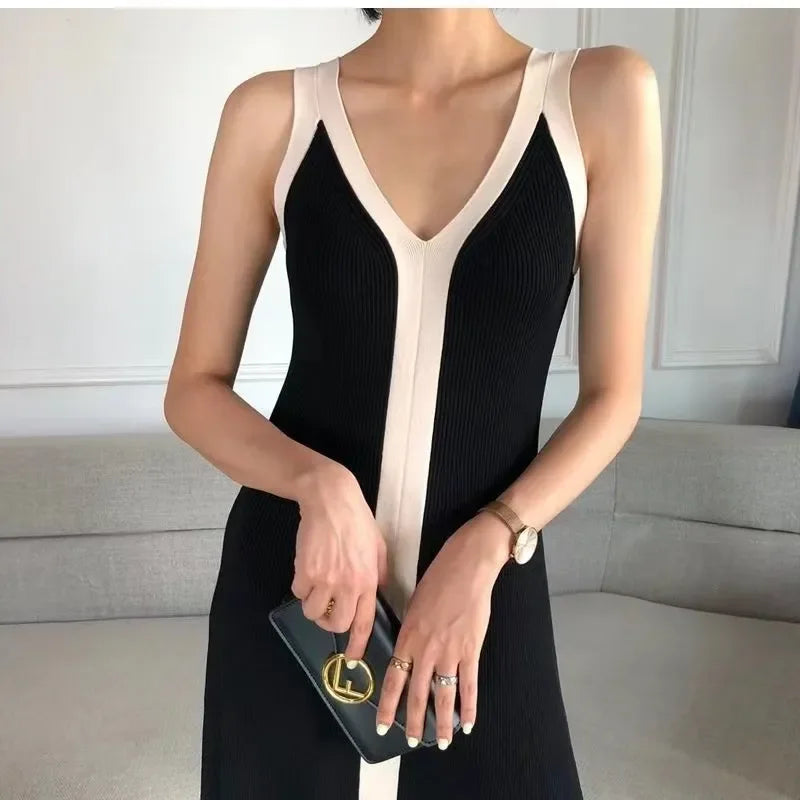 Classic Black Summer Maxi Dress