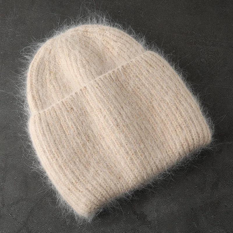 Women’s Rabbit Fur Beanie Hat