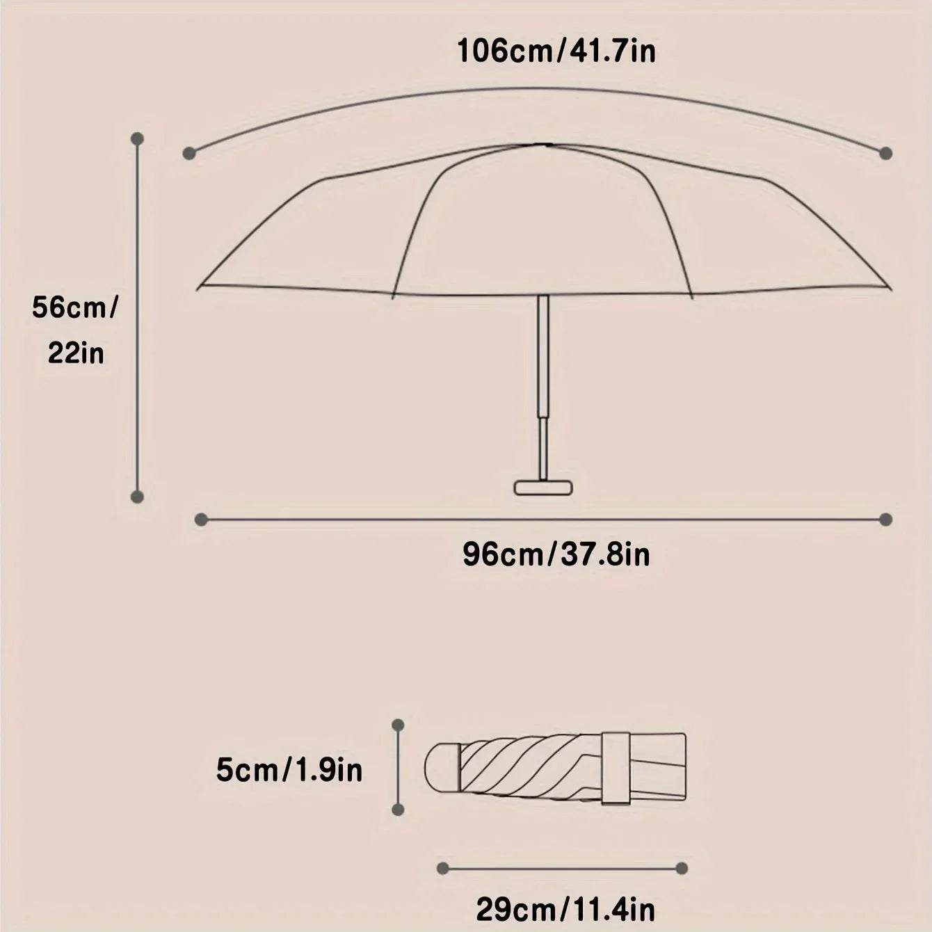 1PC Retro Window Flower Pattern Transparent Umbrella Fully Automatic Opening and Closing Portable Travel Umbrella