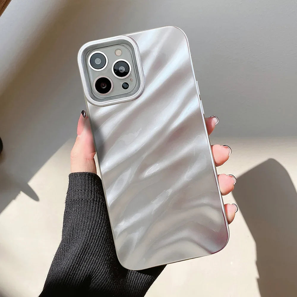 Candy Color Wavy Phone Case