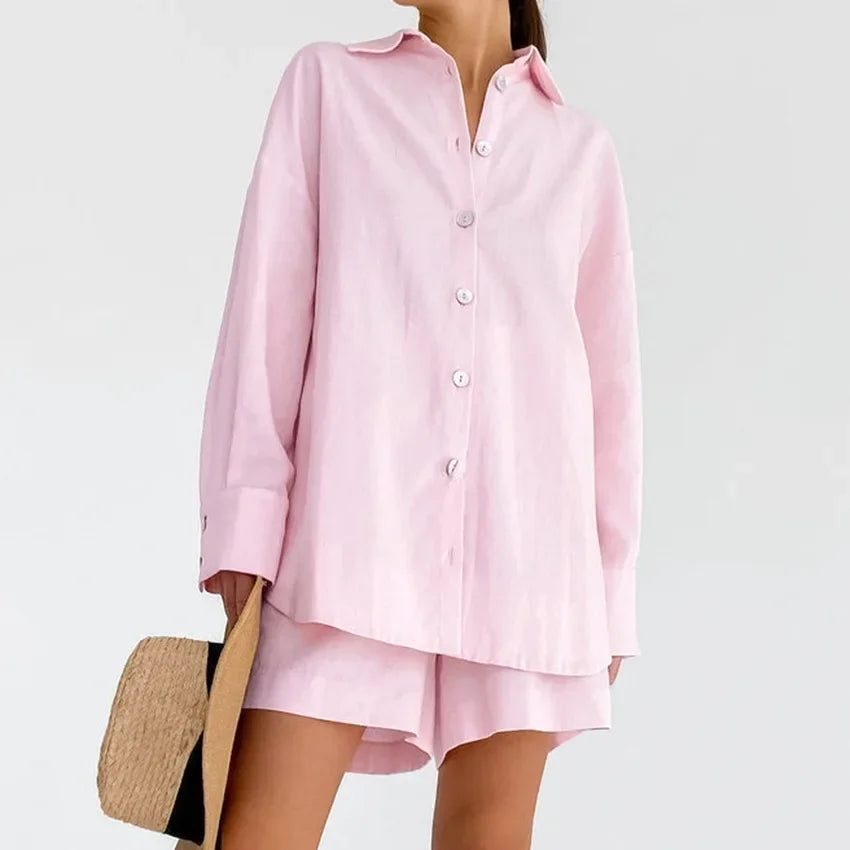 Seychelles Cotton Linen Resort Outfit