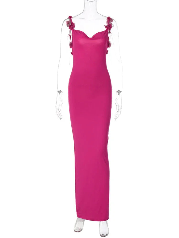 Valentine Rose Summer Maxi Dress