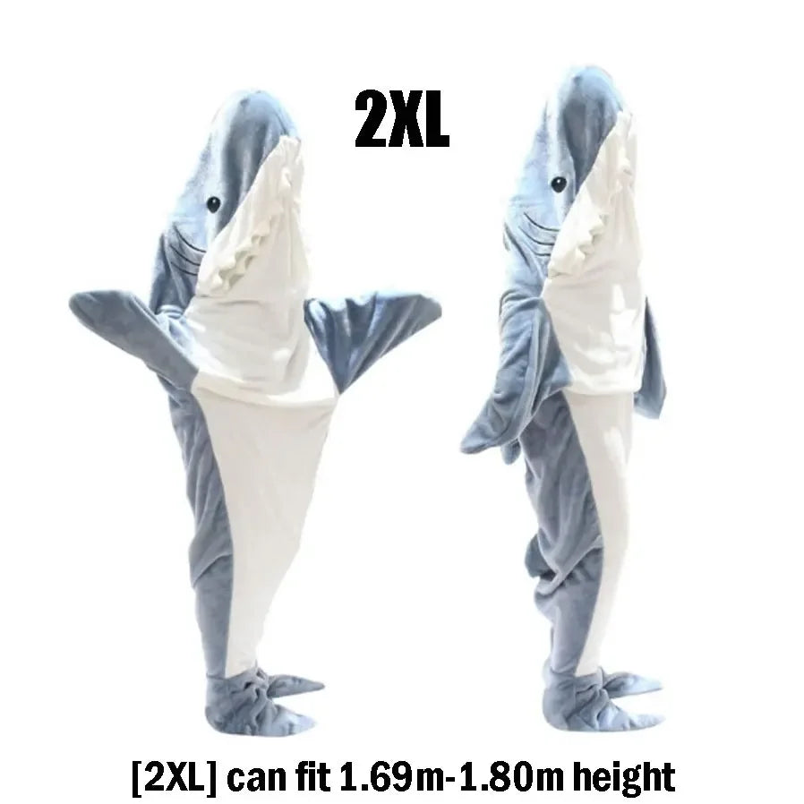 TikTok Kids Shark Blanket Onesie