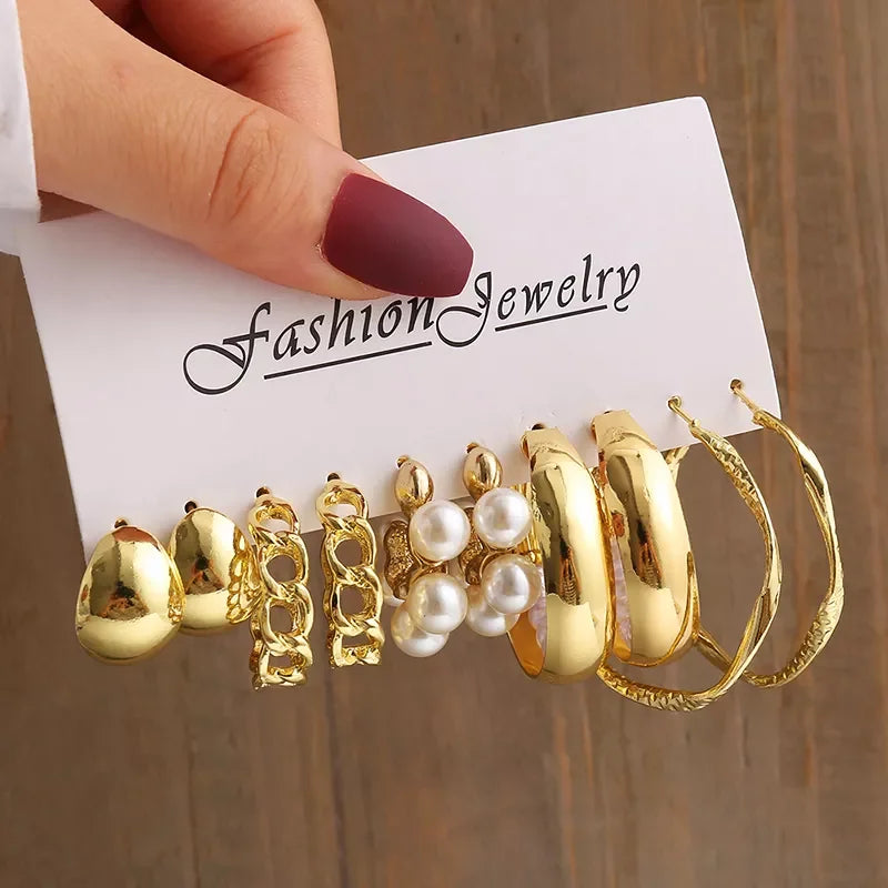 Vintage Dangle Earrings Set