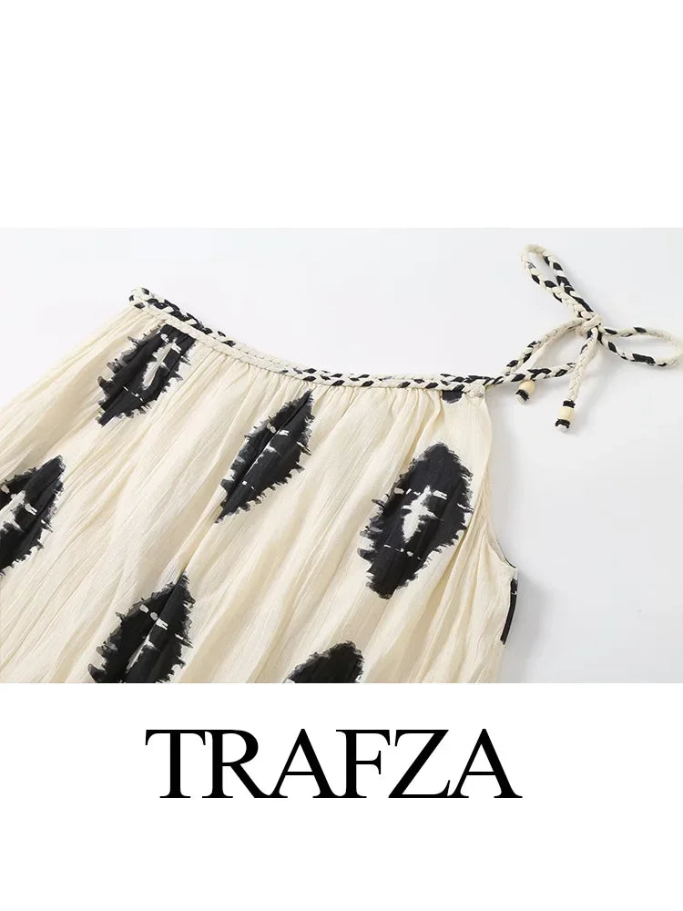 Boho Resort Print Casual Dress