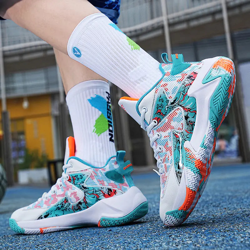Men's Basketball Shoes for Youth and Students (Fashion)