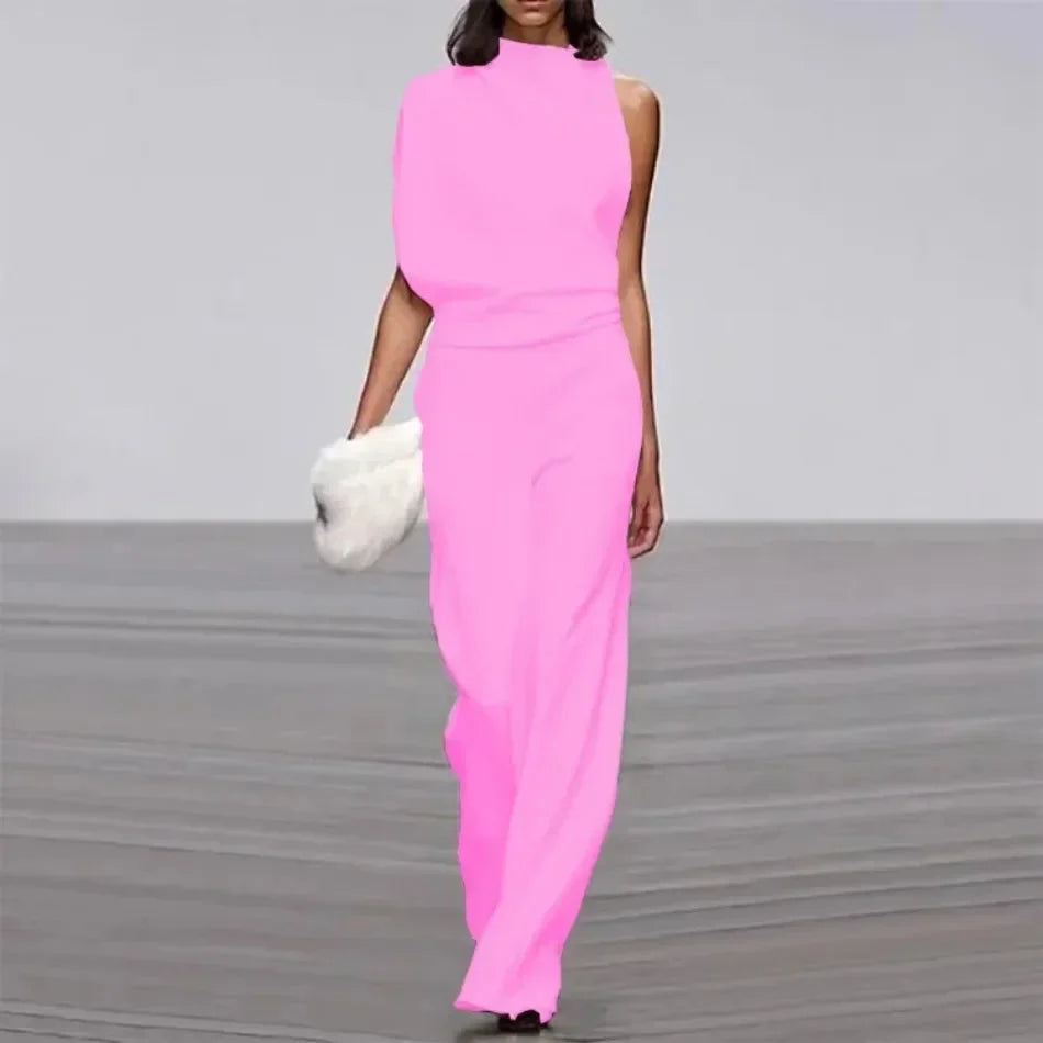LUX Designer Wide Leg Jumpsuit