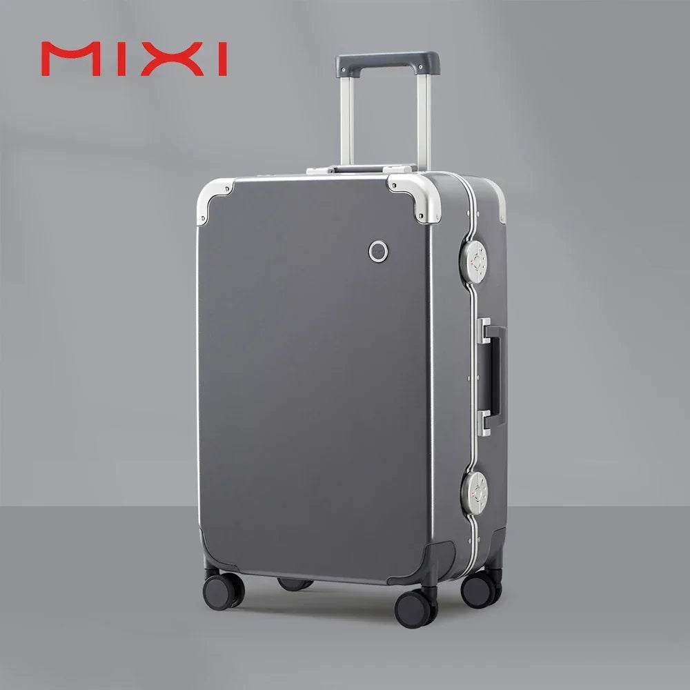 Carry On Luggage 20'' Rolling Luggage Aluminum Frame PC Hardside with Spinner Wheels TSA Lock 24''