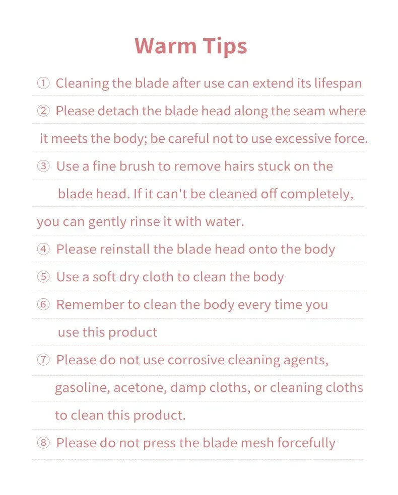 Lux Woman’s Electric Bikini Hair Remover