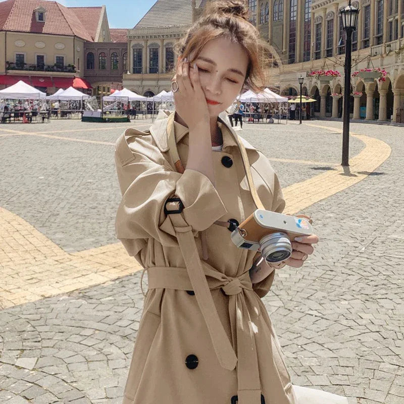 British Long Trench Coat