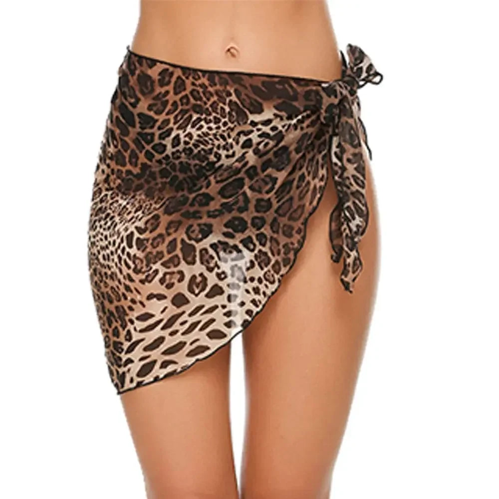Ruffle Long&Short Sarong Coverup