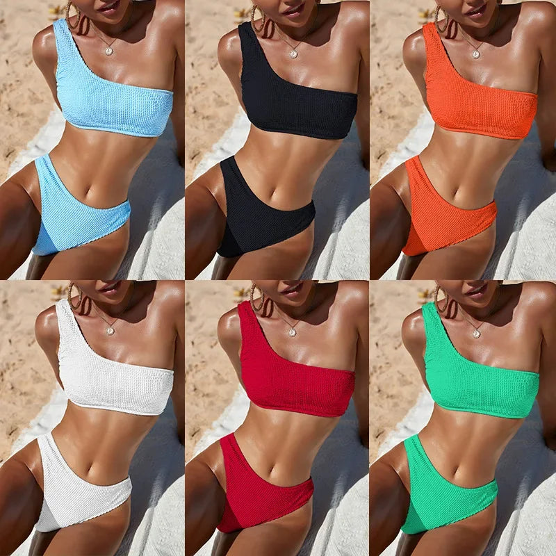 Aloha One Shoulder Bikini