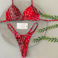 Hottie Print Brazilian Bikini