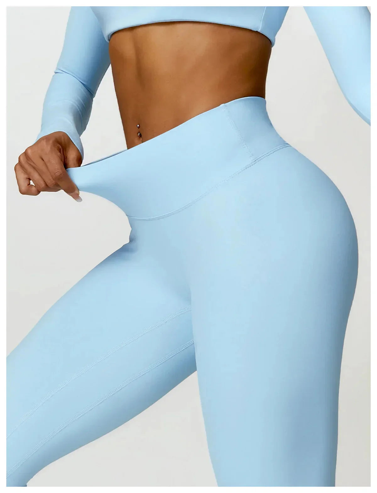 New Long sleeve Shirt Sports Set Women Fitness Tights Yoga Set Crop Top Running High Waist Gym Set Womens Outfits Yoga Clothing