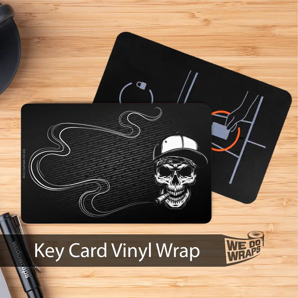 Smoking Skull Art | NFC Key Card Wrap