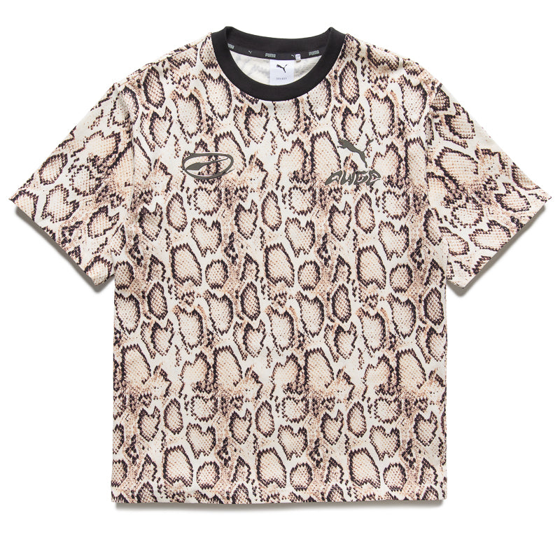 A$AP Rocky x Puma Snakeskin Tee - Frosted Ivory/AOP