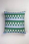 Backordered: Sujani Quilted Pillow - Blue & Green