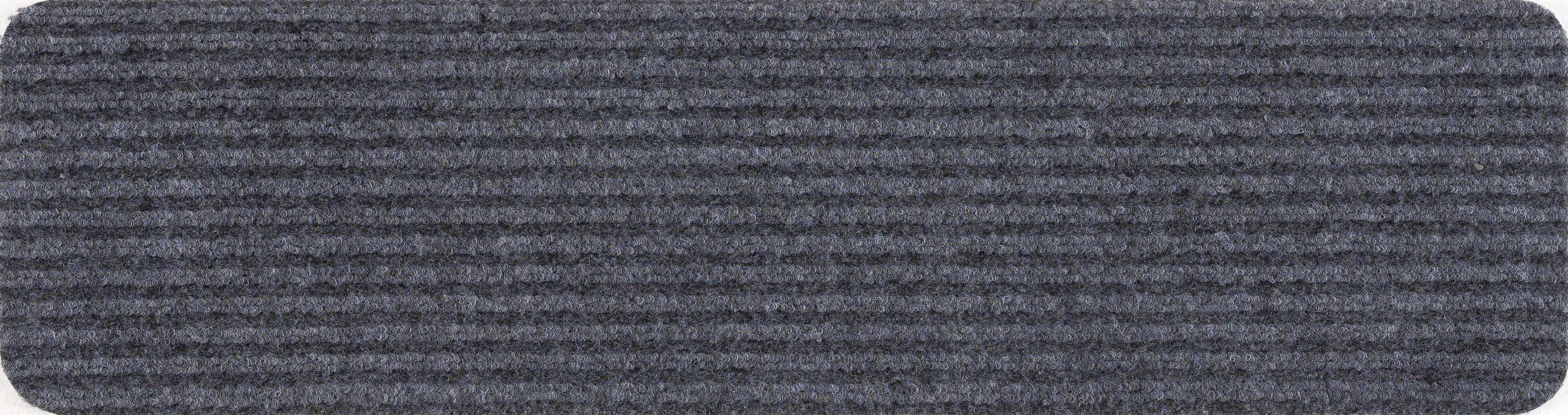 Basic Stair Tread Rugs, Light Gray