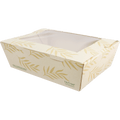 World Centric NoTree Paper #3 Take-Out Container with PLA Window - 65oz (QTY:200)