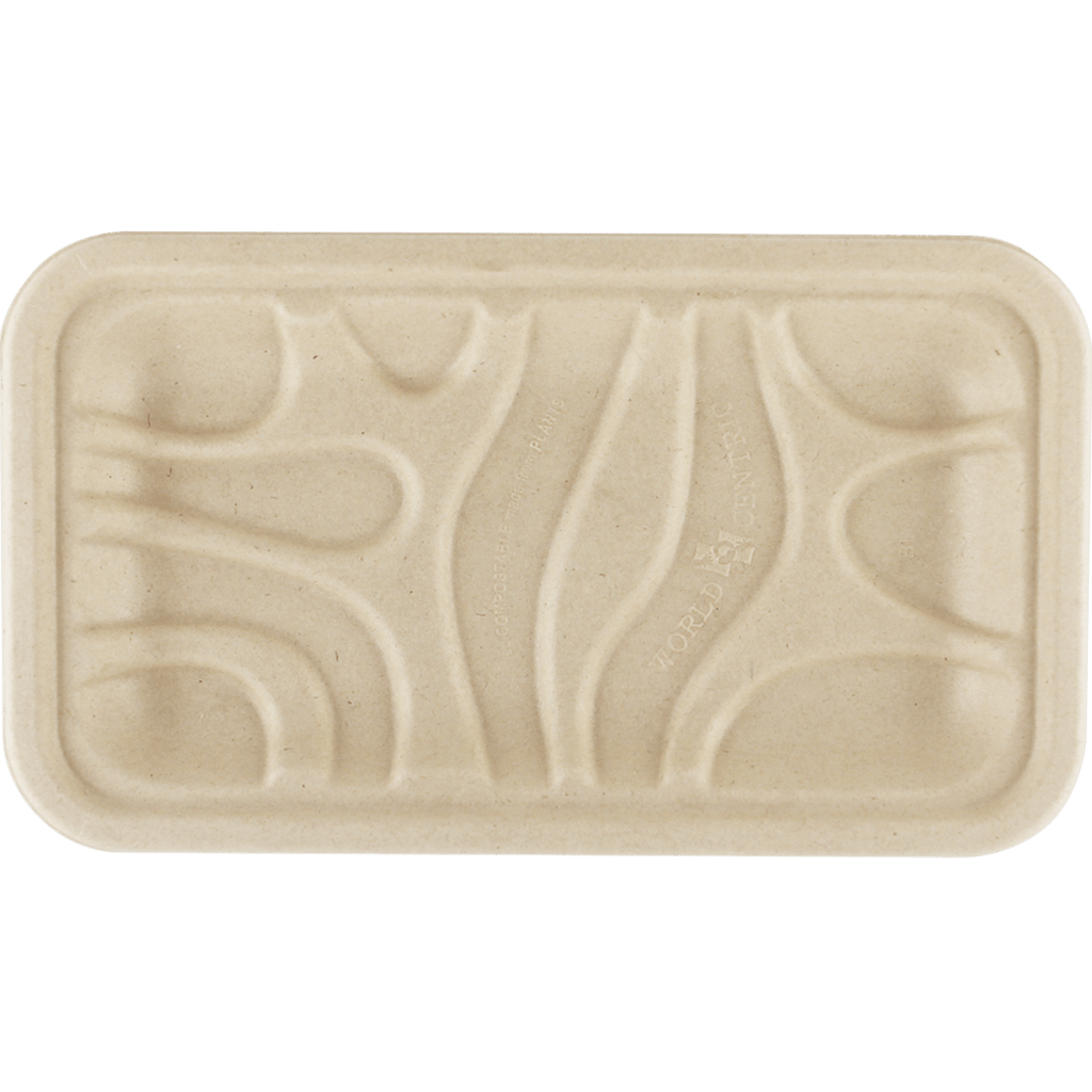 World Centric 8.3 x 4.9 x .7" Tray (QTY:500)