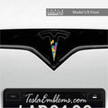 Tetromino Tesla Emblem Decals (Front + Back) | Model S