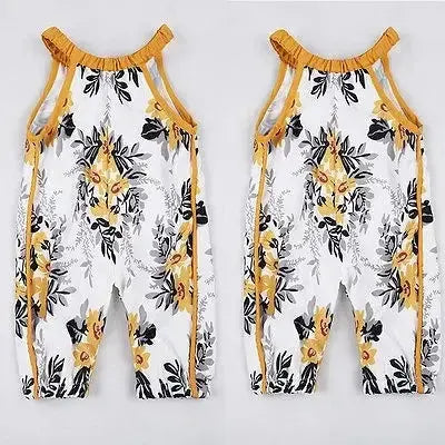 Tropic Baby Sleeveless Summer Jumpsuit