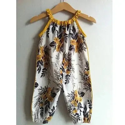 Tropic Baby Sleeveless Summer Jumpsuit