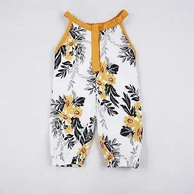 Tropic Baby Sleeveless Summer Jumpsuit