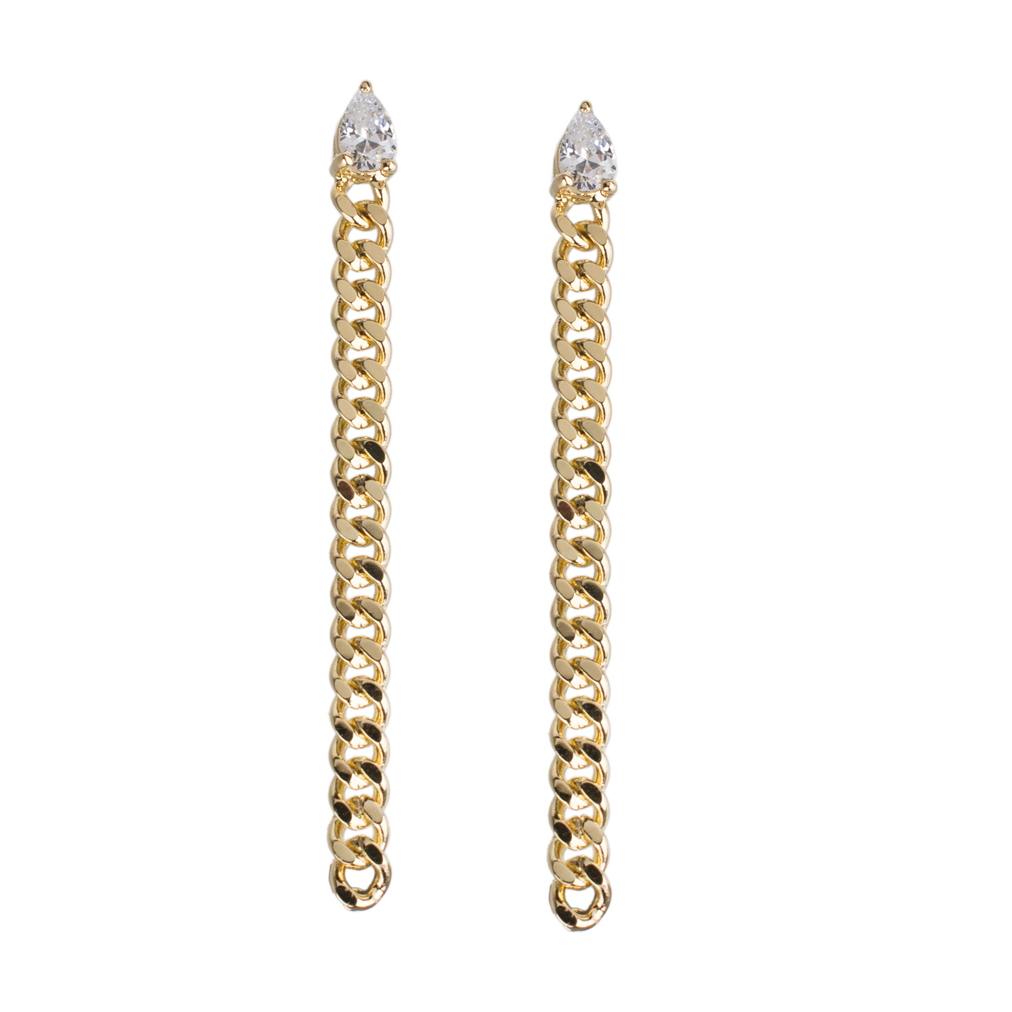 Dainty Chain Dangle Earrings