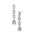 Emerald Cascade Drop Earrings