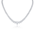Graduated Marquis CZ Necklace