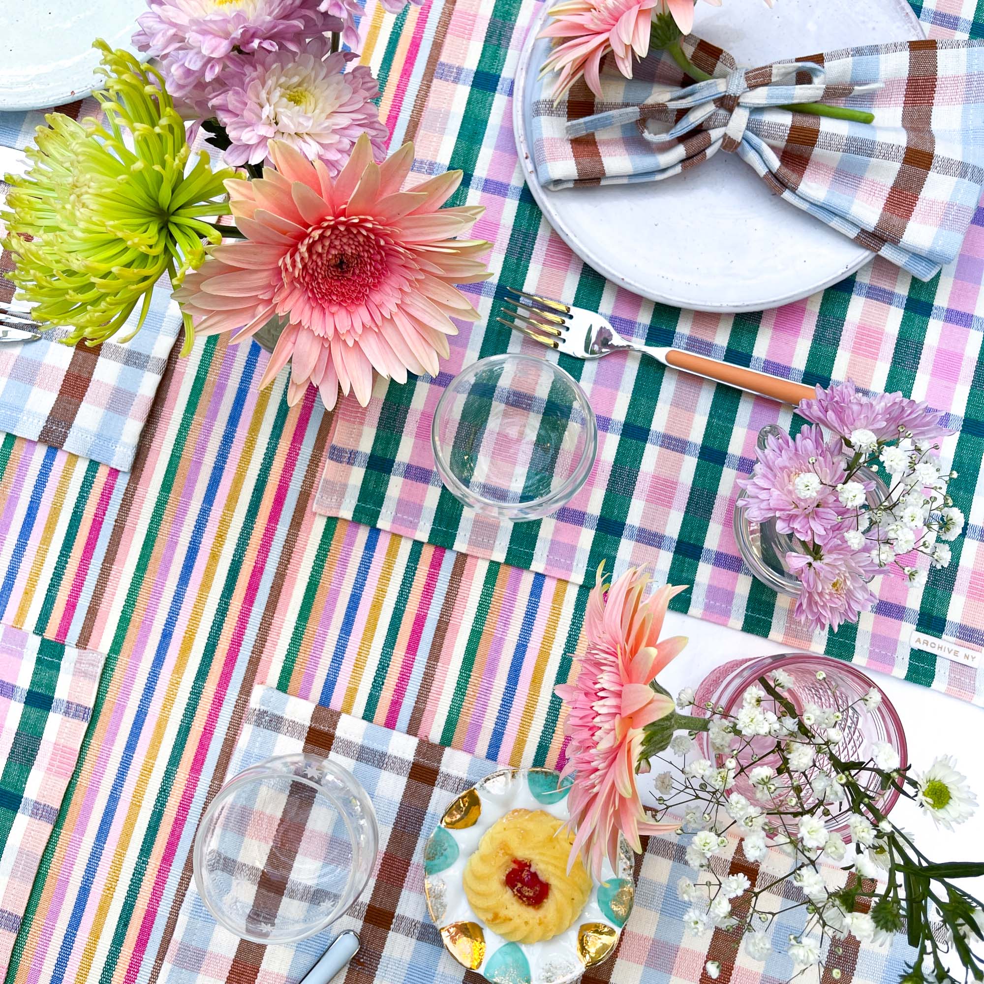 Louisa Plaid Dinner Napkin