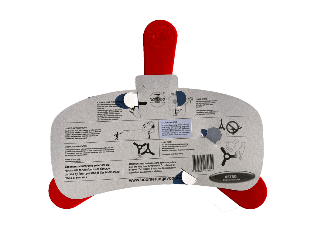 Fun boomerang - Retro Boomerangs - for kids and teenagers