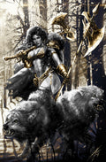 RED SONJA: DEATH AND THE DEVIL #2 - RUDY AO COVER B VIRGIN NYCC 2024 EXCLUSIVE LTD 200