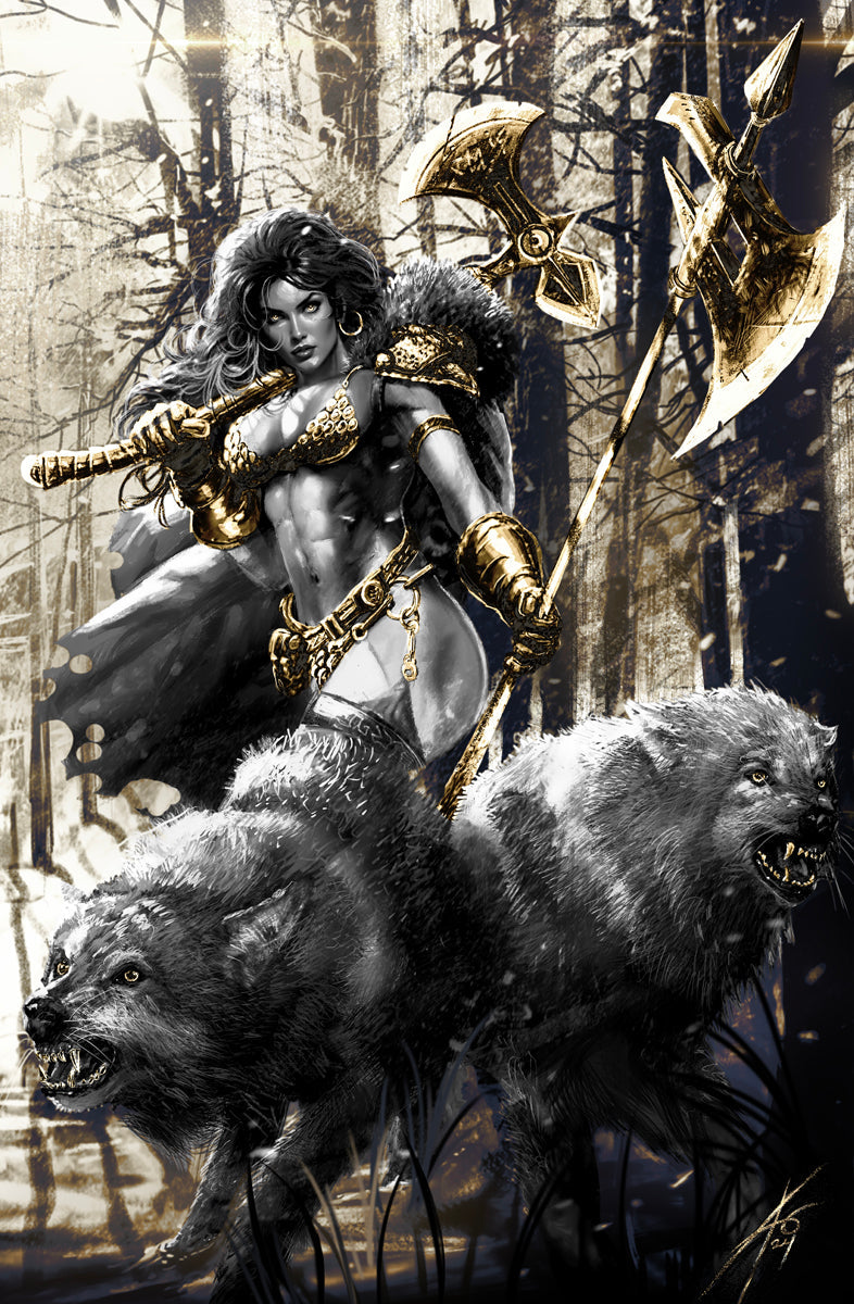 RED SONJA: DEATH AND THE DEVIL #2 - RUDY AO COVER B VIRGIN NYCC 2024 EXCLUSIVE LTD 200