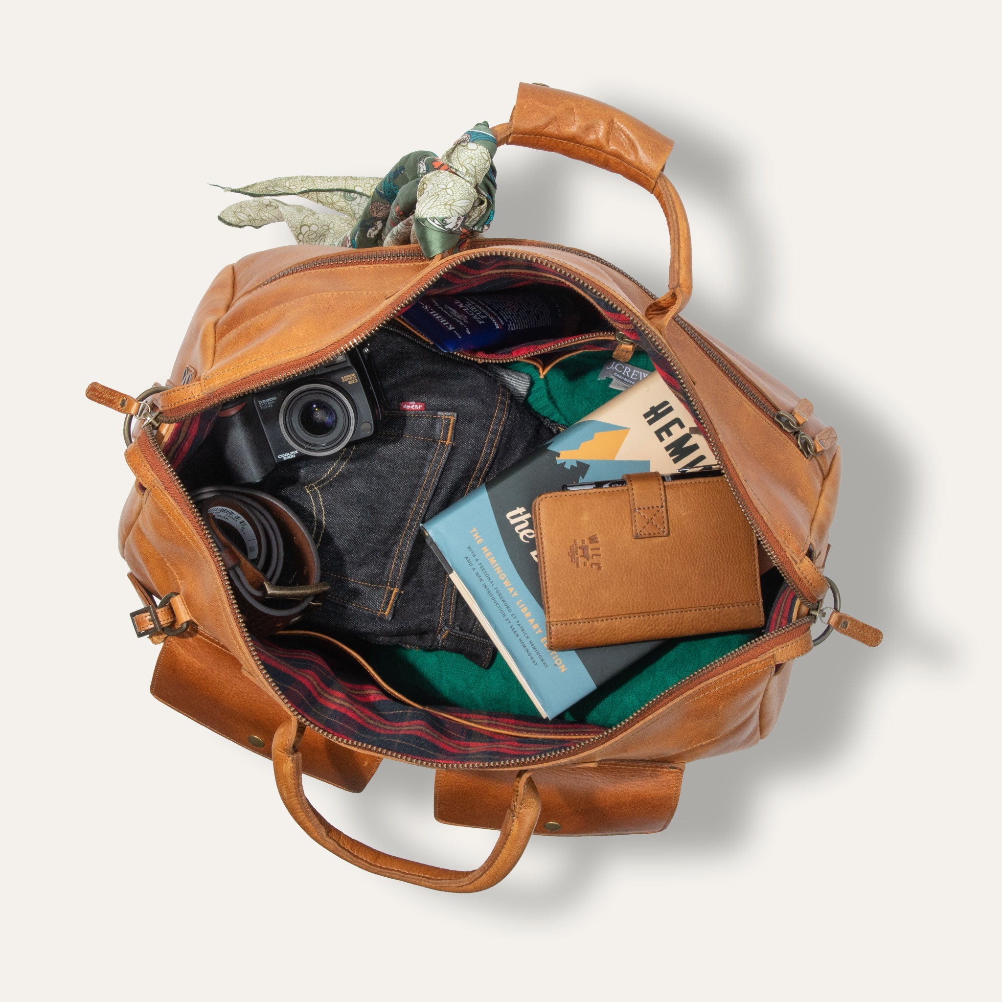 Leather Travel Duffle