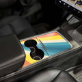 Wave Rider Stripes | Tesla Center Console Wrap Kit | Model Y '21-25