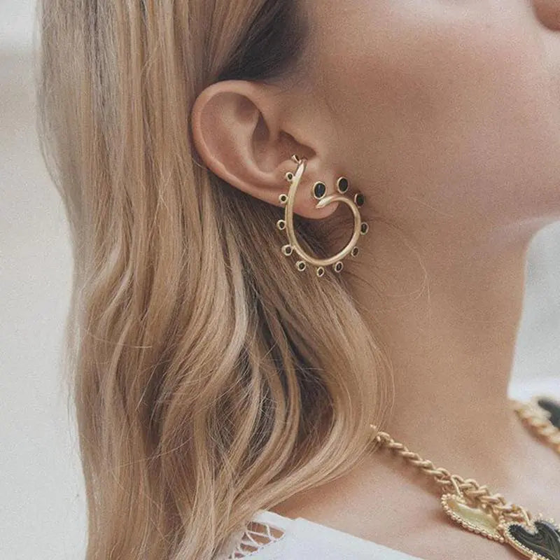Claudia Snail Drop Earrings